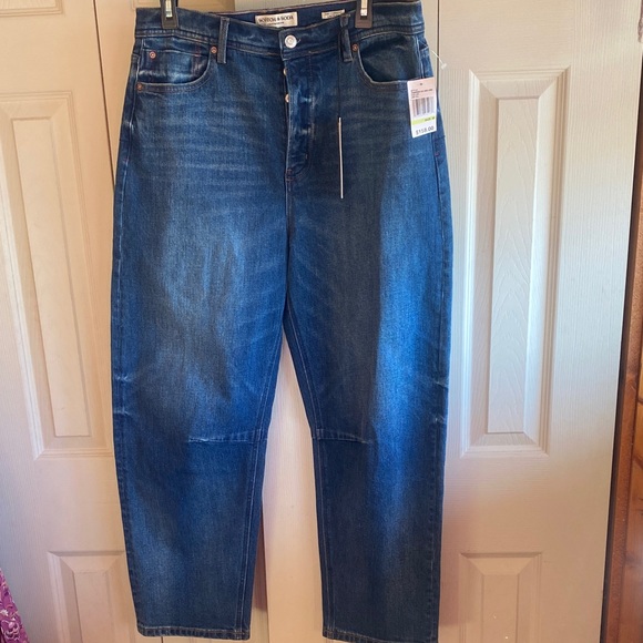 Scotch & Soda NWT THE CURRENT High Rise Barrel Leg Button Fly Denim Jeans 10/30 - Picture 4 of 16